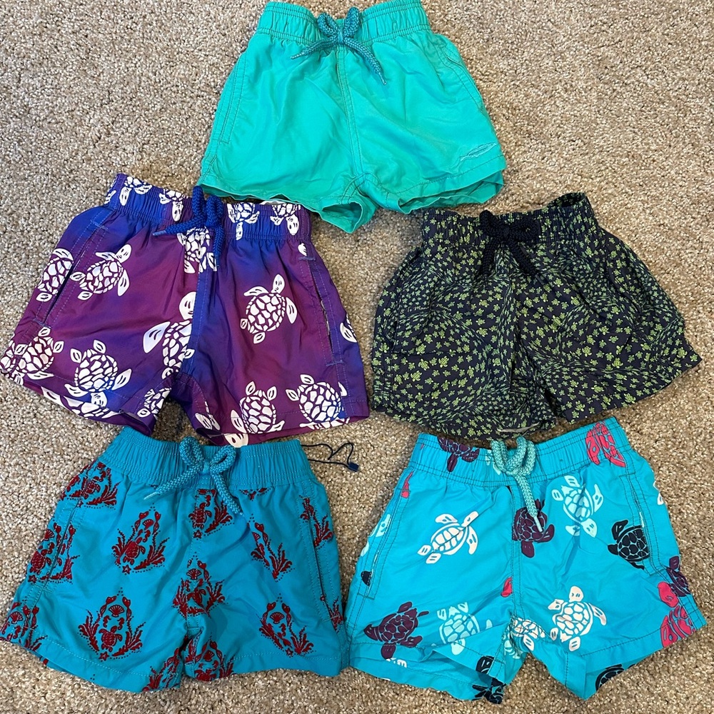 Toddler size 2 Vilebrequin swim shorts bundle